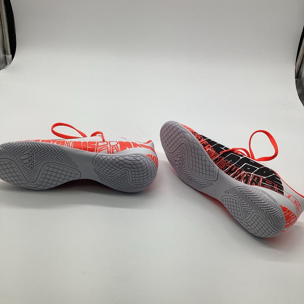 Adidas X Speedportal Messi .4 Indoor Soccer Shoes White Orange GW8400 Youth SZ 6 - Picture 10 of 10
